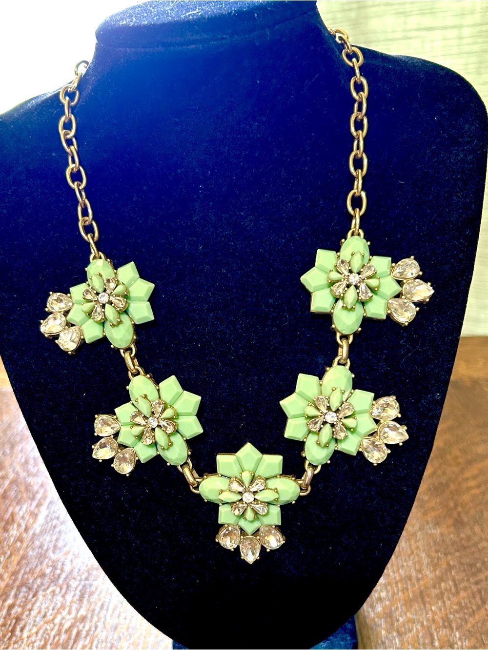J. Crew Vintage Floral Statement Necklace